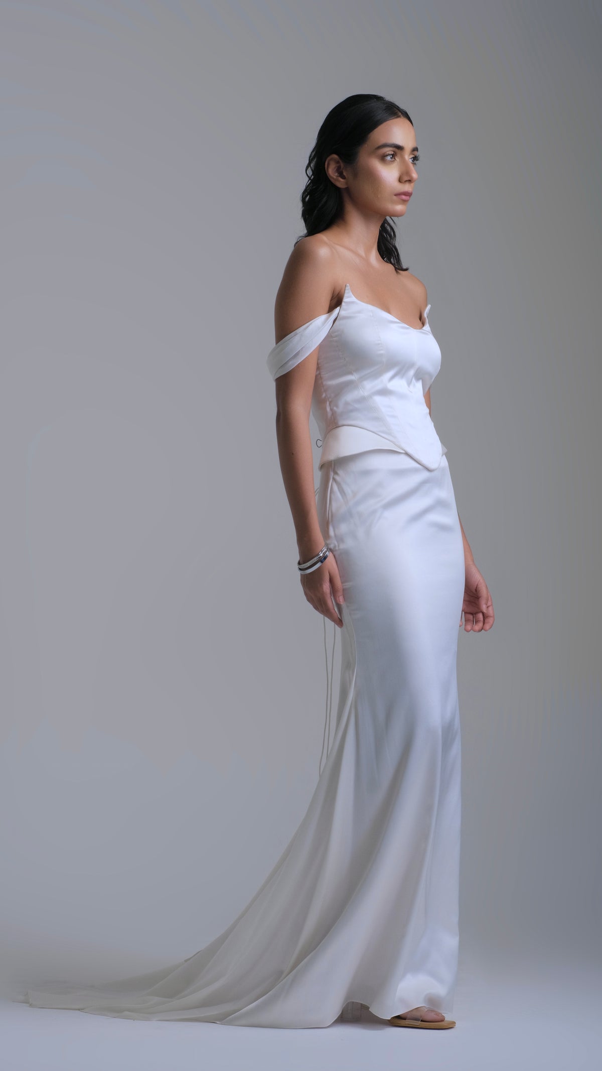 Celestia Corset Silk Top